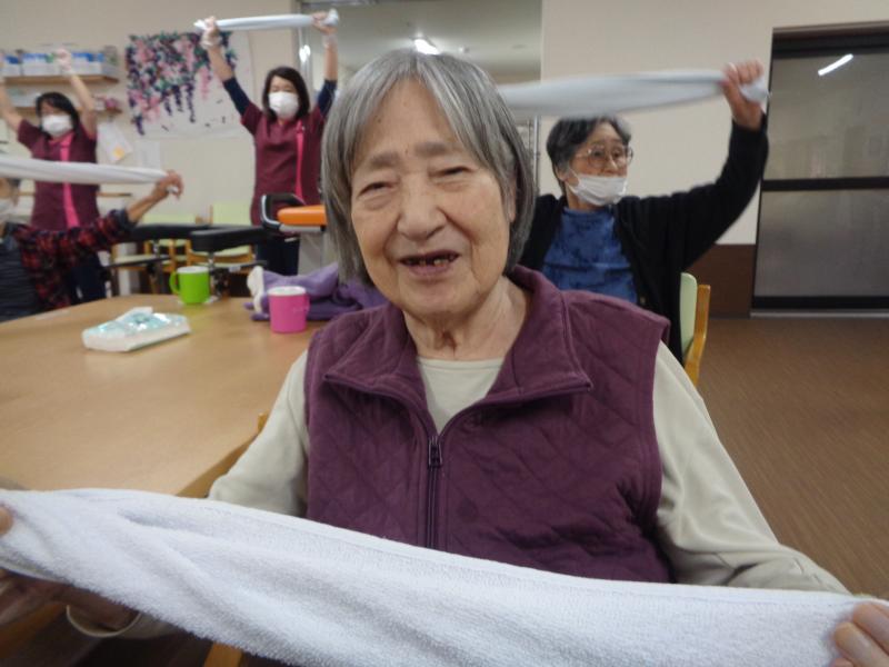 いこいの里古賀【タオル体操】