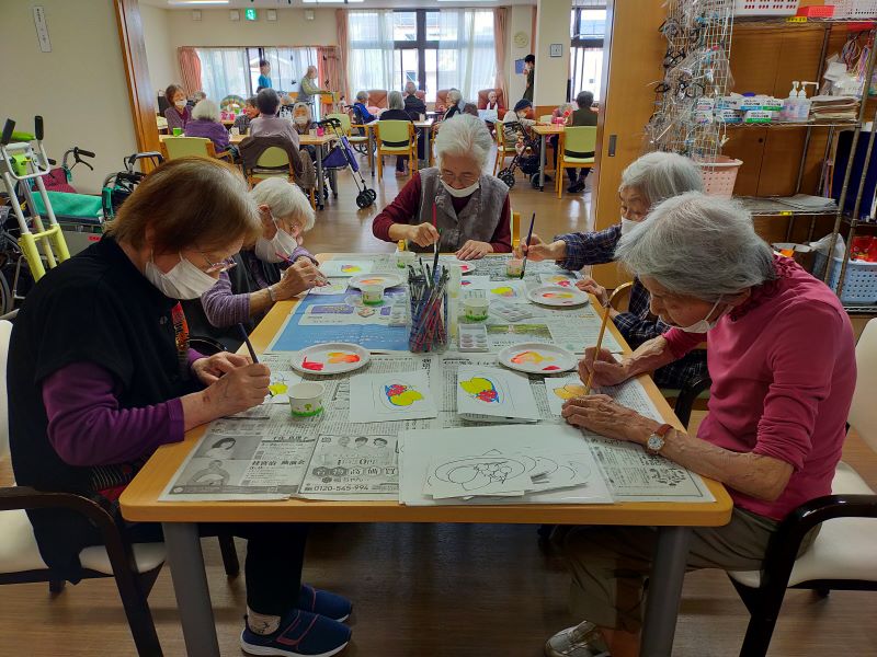 いこいの里徳吉【絵手紙教室】