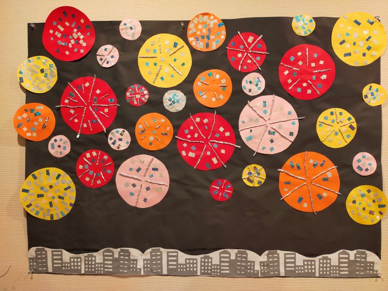 いこいの里徳吉　【7月の壁画】