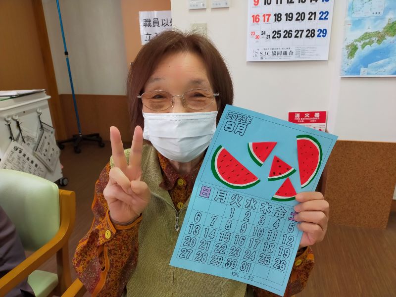 いこいの里徳吉　【8月のカレンダー】