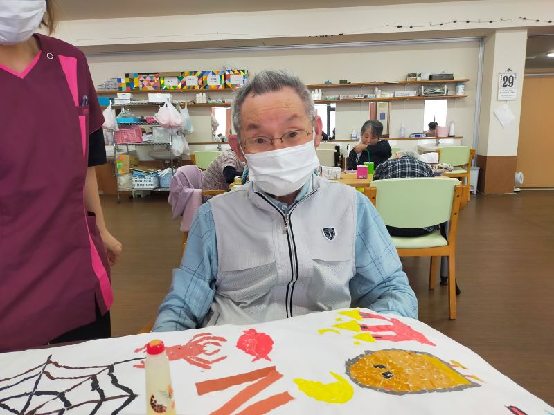 いこいの里徳吉　【10月の壁画〜ハロウィン〜】