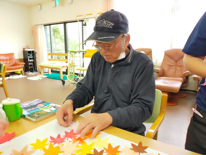 いこいの里徳吉　【11月の壁画〜もみじ〜】