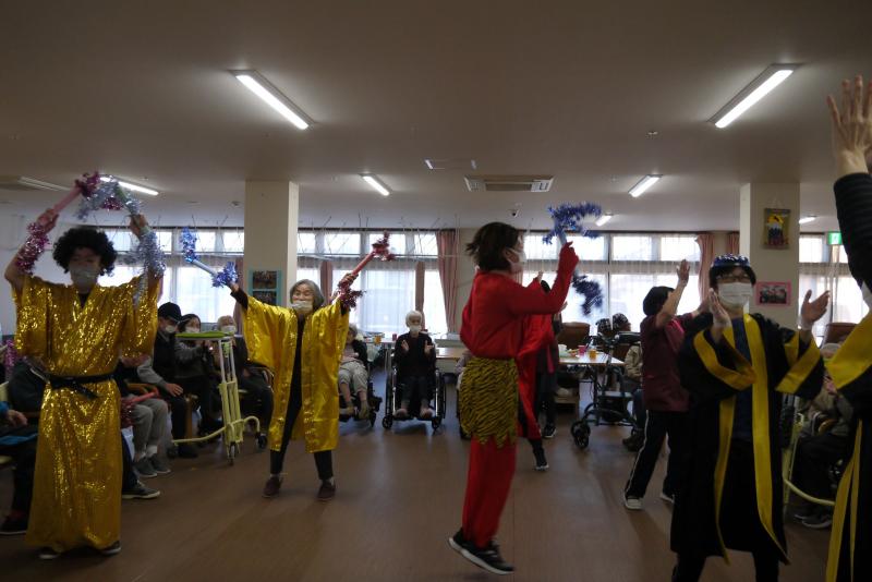 いこいの里古賀　【節分・マツケンサンバ】